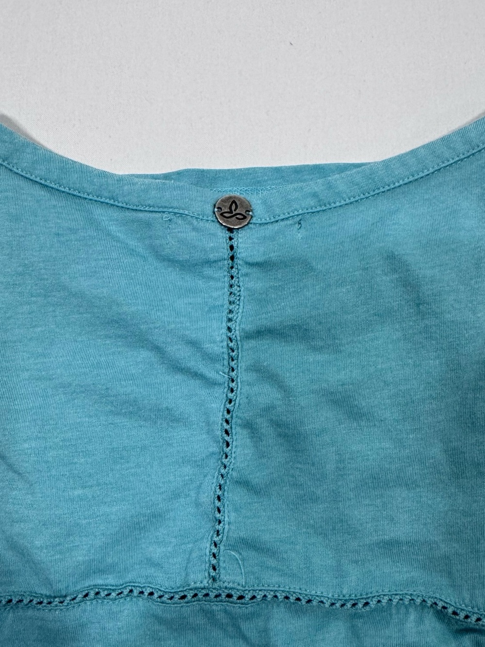 Prana Teal Short Sleeve Tee - Picture 4 of 4